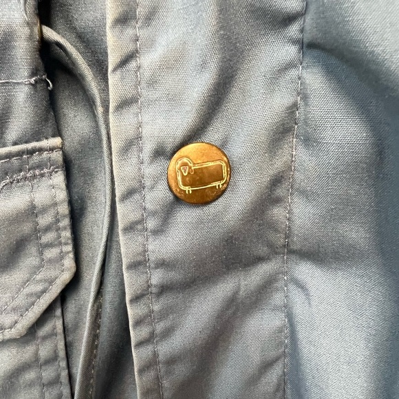 Woolrich Gray and Blue Women's Jacket Vintage Size Medium Y2K - Picture 3 of 6